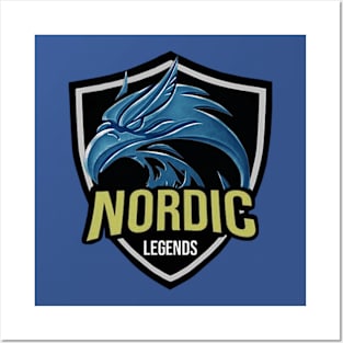 Nordic Legends Small Posters and Art